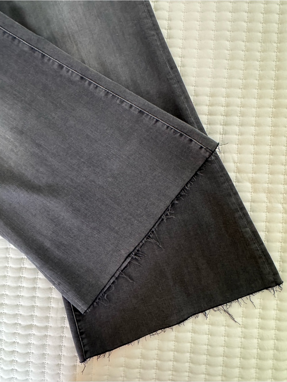 MADEWELL Flared Wide-Leg High-Rise Jeans 29” Black Wash - Picture 10 of 14